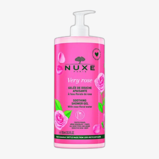 Успокаивающий гель для душа Nuxe Very Rose в оригинальной упаковке