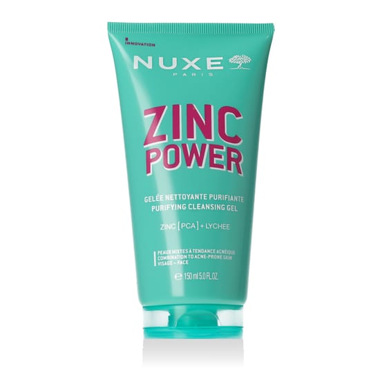 Nuxe Zinc Power Cleansing Gel in 150 ml packaging