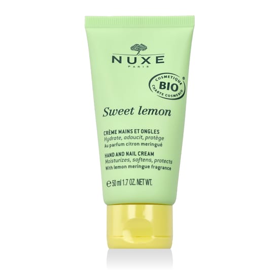 Moisturizing hand cream Nuxe Sweet Lemon in packaging