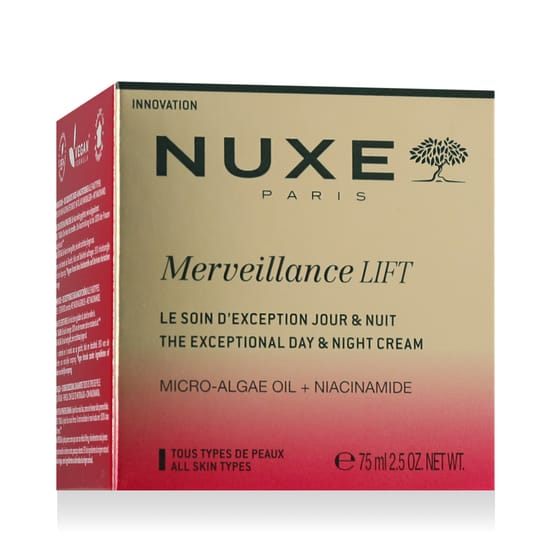 Nuxe Merveillance LIFT päevase ja öise kreemi pakend