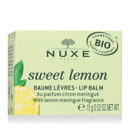 Moisturizing lip balm Nuxe Sweet Lemon in packaging