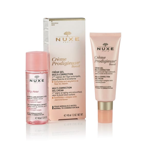 Nuxe Crème Prodigieuse Boost Multi-Correction Gel Cream Set Product Packaging