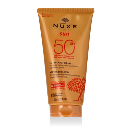 Nuxe Sun Melting Sun Lotion SPF 50 packaging