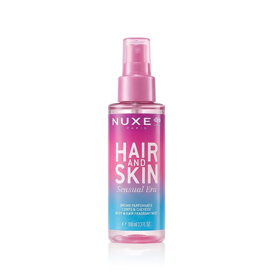 Close-up of Nuxe Sensual Era Hair & Body Mist Bottle