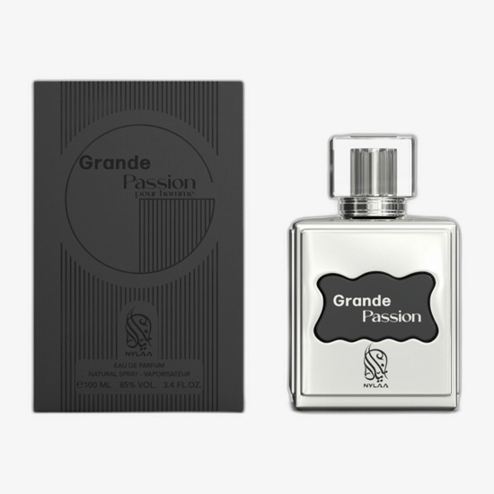Original Nylaa Grande Passion EDP packaging Bottle of Nylaa Grande Passion Eau de Parfum (EDP)