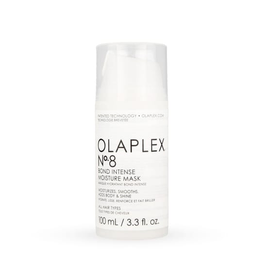 Olaplex no. 8 bond intense moisture mask packaging and texture