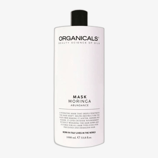 Organicals® ABUNDANCE niisutava maski pakend Organicals® ABUNDANCE moringaga niisutava maski pudel