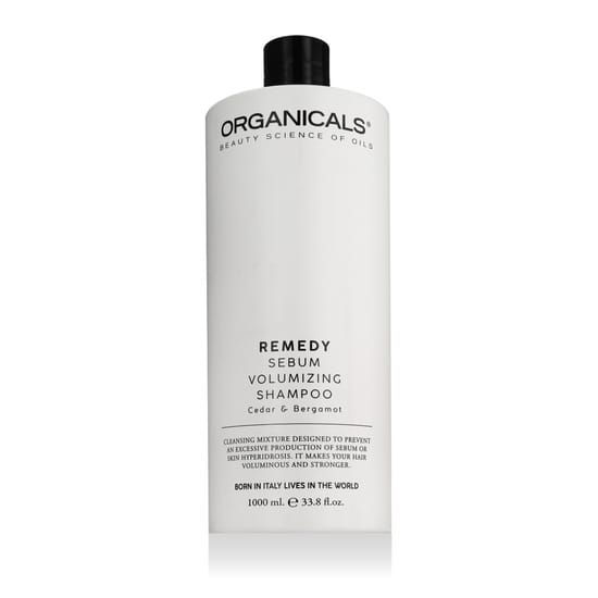 Organicals® REMEDY Sebum volumiseeriva šampooni pudel 1000 ml