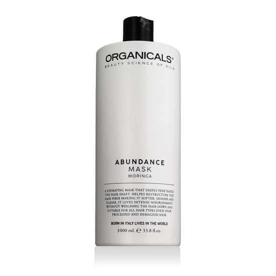 Organicals® ABUNDANCE moringa niisutav mask 1000 ml purk, orgaaniline ja sügavniisutav mask