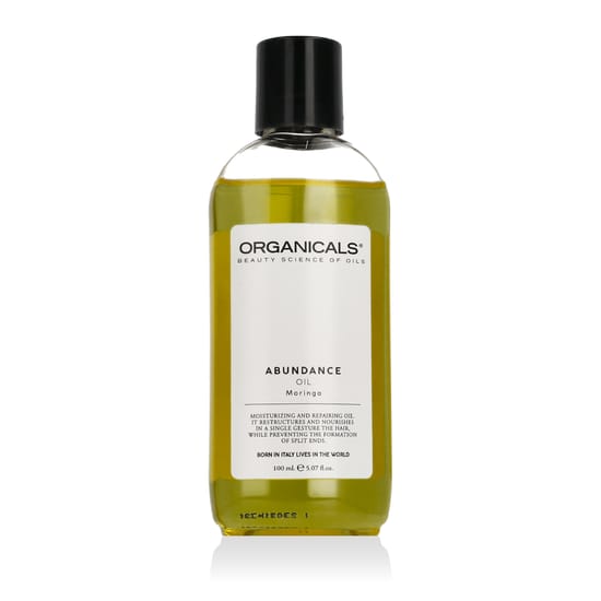 Organicals® ABUNDANCE moringa õli pudel õrnal puidutoonil