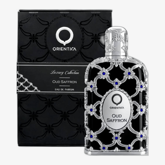 Флакон Orientica Oud Saffron EDP с роскошным дизайном