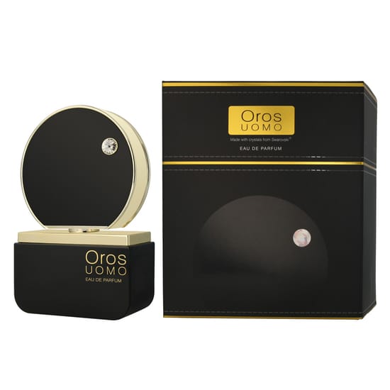 Оригинальная упаковка Oros Oros Uomo EDP Бутылка Oros Oros Uomo EDP вблизи