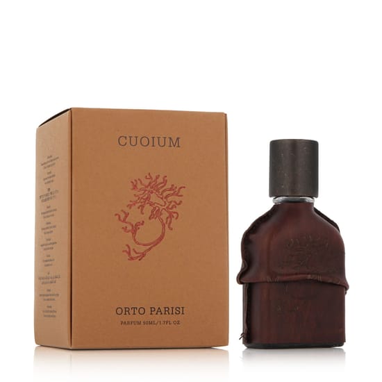 Orto Parisi Cuoium Parfum elegantse ja stiilse pudeliga