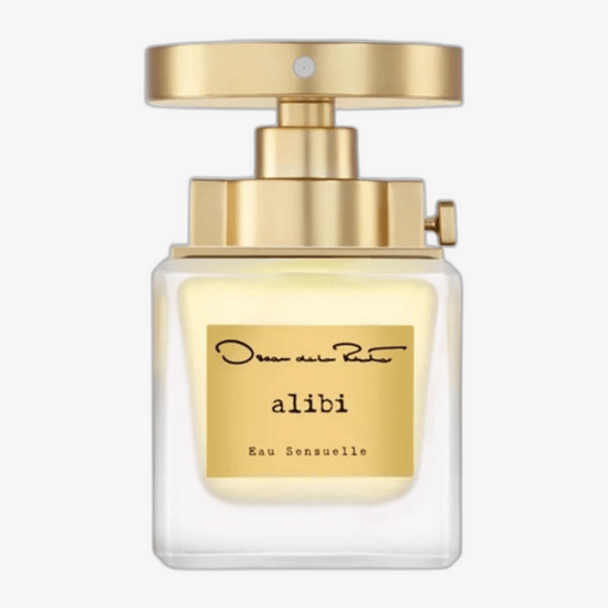 Oscar De La Renta Alibi EDP fragrance packaging Unpacked bottle of Oscar De La Renta Alibi EDP