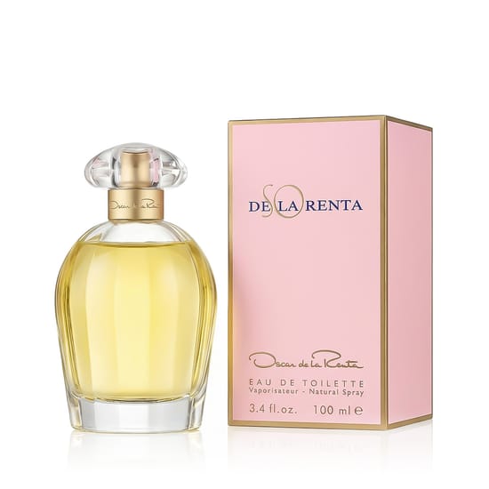 Бутылка Oscar de la renta So de la Renta EDT крупным планом