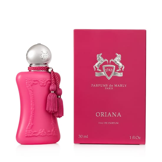 Sophisticated bottle of Parfums de Marly Oriana EDP, unisex luxury perfume