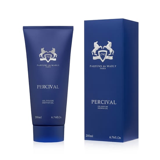Элегантная бутылка парфюмированного геля для душа Parfums de Marly Percival