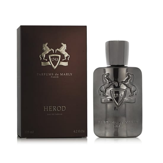 Close-up of the Parfums de Marly Herod EDP bottle