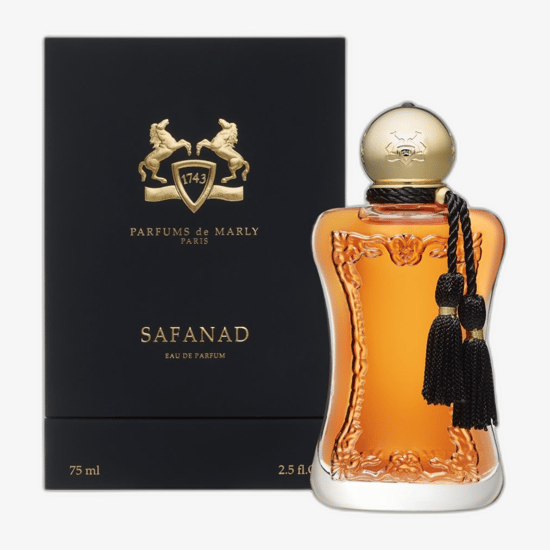 Бутылка парфюма Parfums de Marly Safanad EDP крупным планом