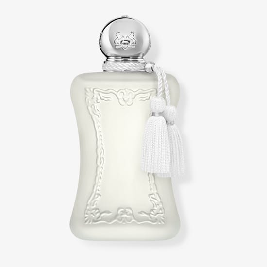 Original packaging of Parfums de Marly Valaya EDP sample Close-up of Parfums de Marly Valaya EDP spray sample