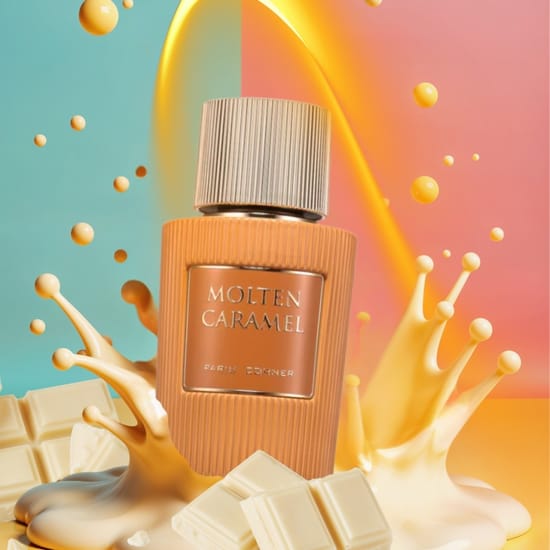Bottle of Paris Corner Molten Caramel EDP