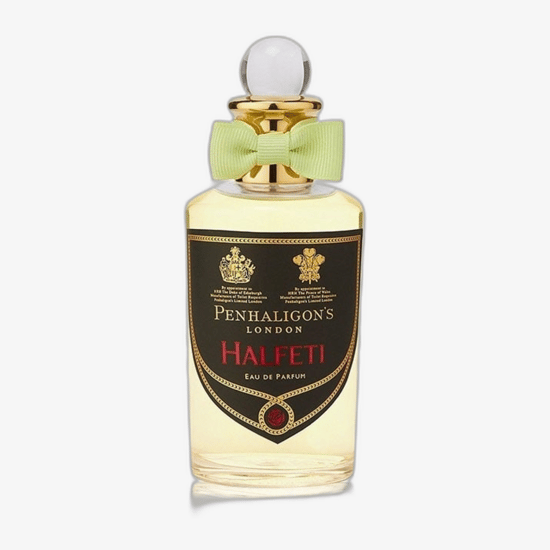 Sophisticated bottle of Penhaligon's Halfeti Eau De Parfum