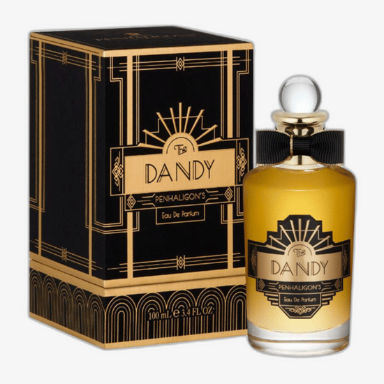 Close-up of Penhaligon's The Dandy EDP bottle