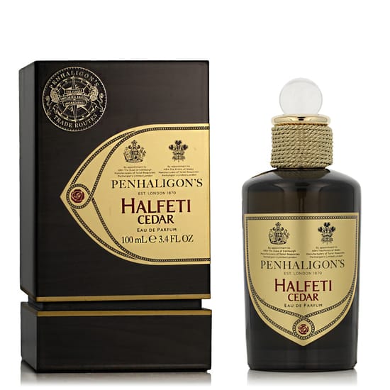 Флакон Penhaligon's Halfeti Cedar Eau de Parfum элегантного дизайна