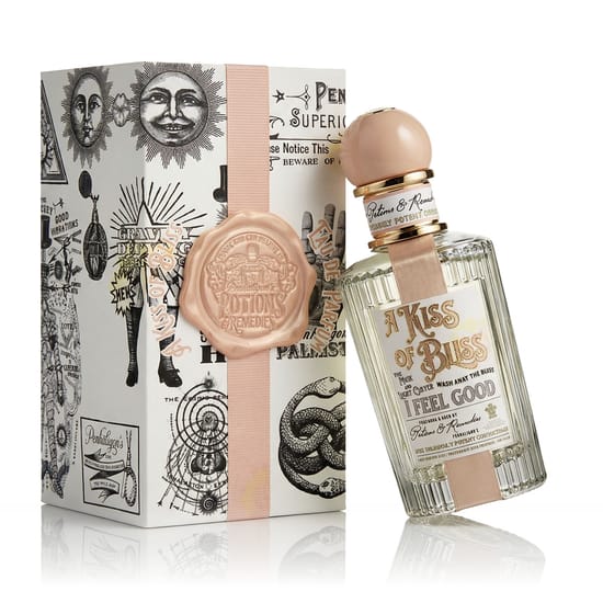Elegant bottle showcasing Penhaligon's Potion Remedies A Kiss Of Bliss Eau de Parfum