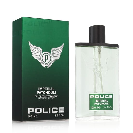 Бутылка парфюма police imperial patchouli edt вблизи