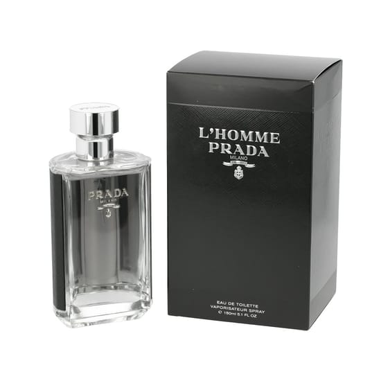 Bottle of Prada L'Homme EDT in a stylish design