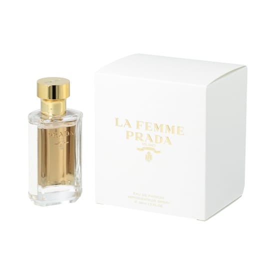 Elegant bottle of Prada La Femme Eau De Parfum