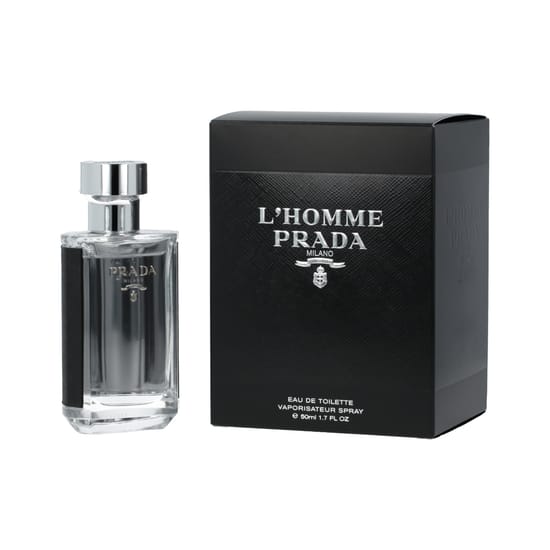 Bottle of Prada L'Homme EDT in a stylish design