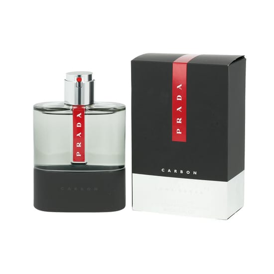Elegant bottle of Prada Luna Rossa Carbon EDT