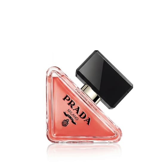 Elegant bottle of Prada Paradoxe Intense EDP
