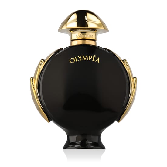 Rabanne Olympéa Parfumi pudel lähedalt vaadatuna