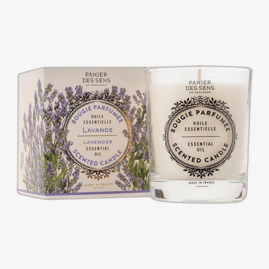 Свеча Panier des Sens Relaxing Lavender в элегантной упаковке
