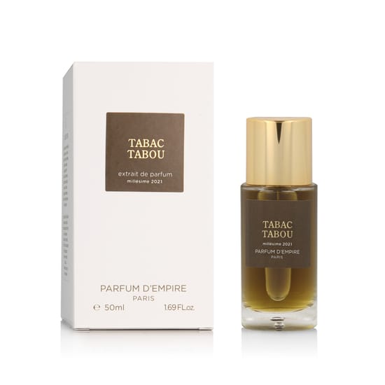 Original packaging of Parfum d'Empire Tabac Tabou EP Bottle of Parfum d'Empire Tabac Tabou EP fragrance