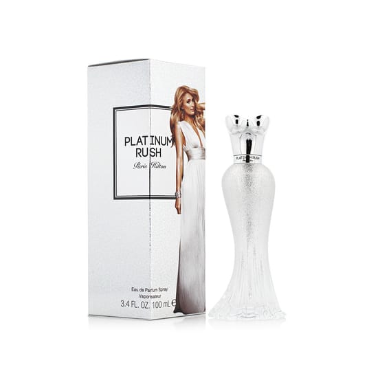 Бутылка парфюма paris hilton platinum rush edp