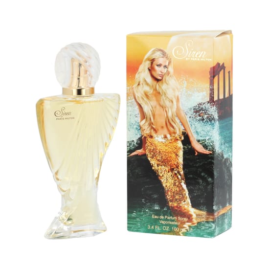 Close-up of Paris Hilton Siren EDP bottle