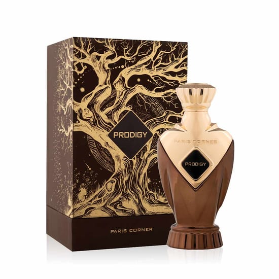 Paris Corner Prodigy EDP – стильная упаковка унисекс парфюма Флакон унисекс парфюма Paris Corner Prodigy EDP с минималистичным дизайном