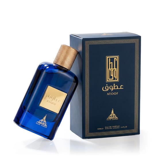 Parfüümi Paris Corner Atoof EDP pudel lähedalt