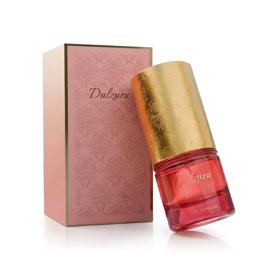 Close-up of Paris Corner Dulzura EDP perfume bottle