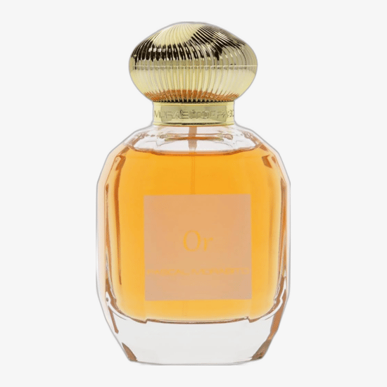 Close-up of Pascal Morabito Or EDP perfume bottle