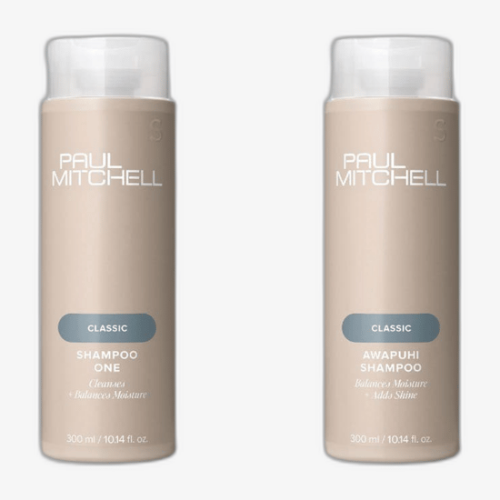Close-up of Paul Mitchell Classic Awapuhi Conditioner bottle