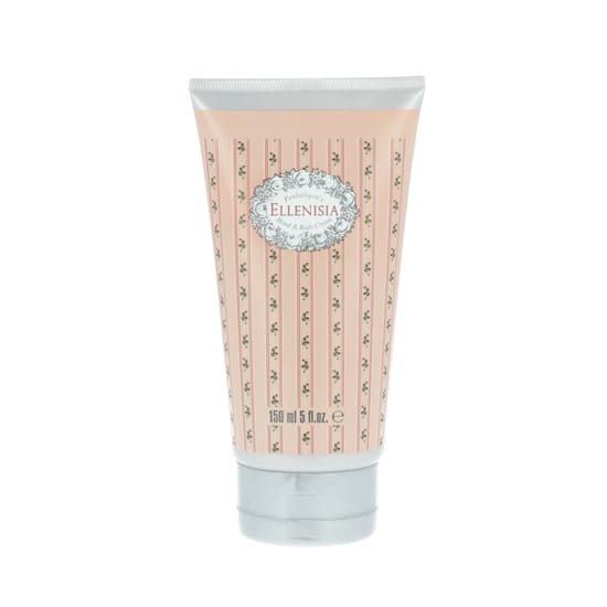 Penhaligon's Ellenisia käte- ja kehakreemi pakendi lähivõte