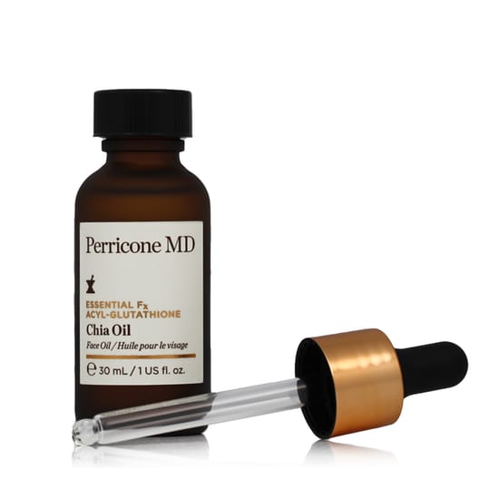 Perricone MD Essential Fx Acyl-Glutathione Chia Oil näoõli pudel detailis