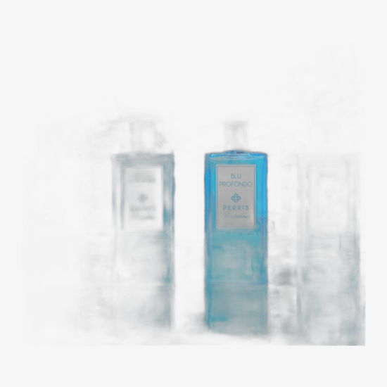 Perris Portofino Bel Sole EDP lõhna pudel looduse taustal