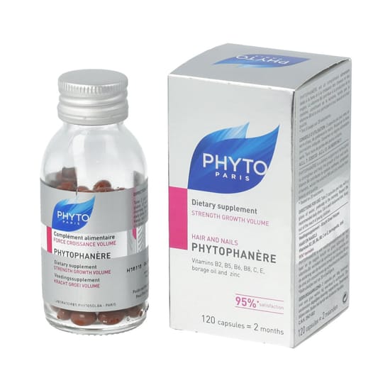 Phyto Phytophanére tugevuse ja kasvu toidulisandi pakend juustele ja küüntele