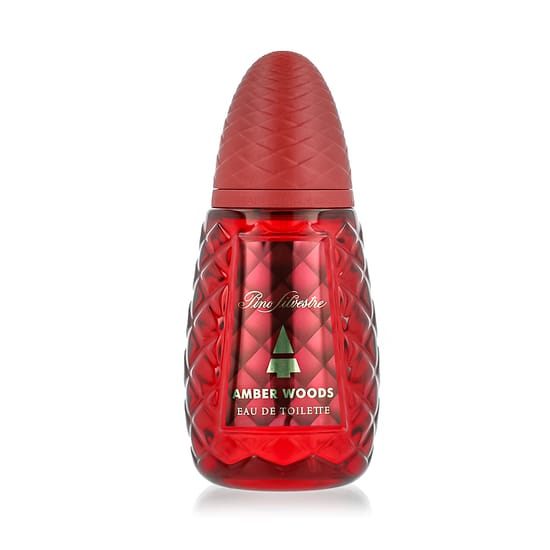 Elegant bottle of Pino Silvestre Amber Woods EDT